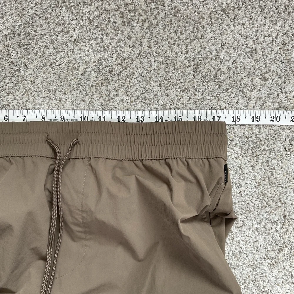 Men's PacSun Tan Straight Cargo Utility Pants Stretch Drawstring Comfort Size L - Picture 6 of 10